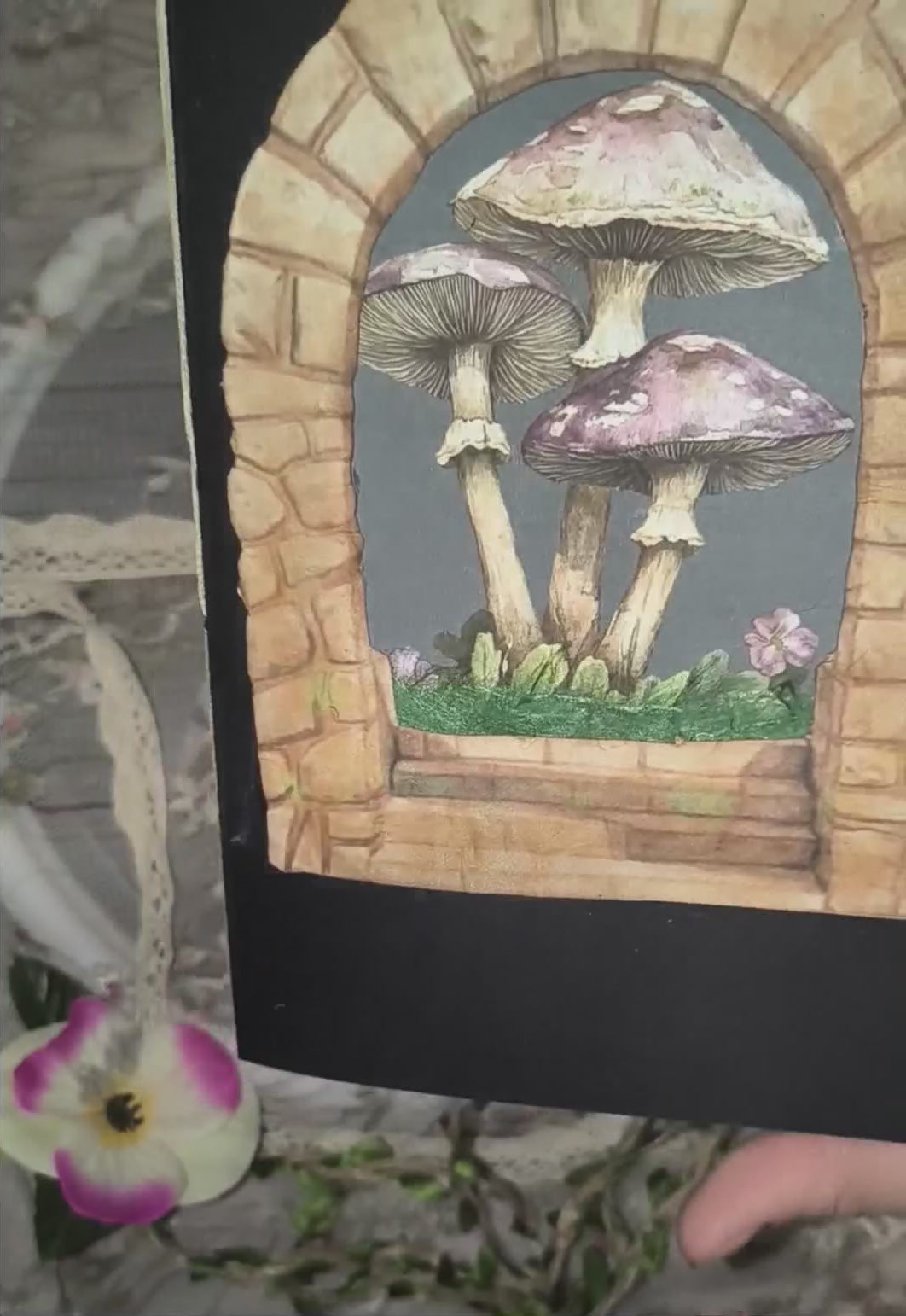 Mushroom lady Junk Journal