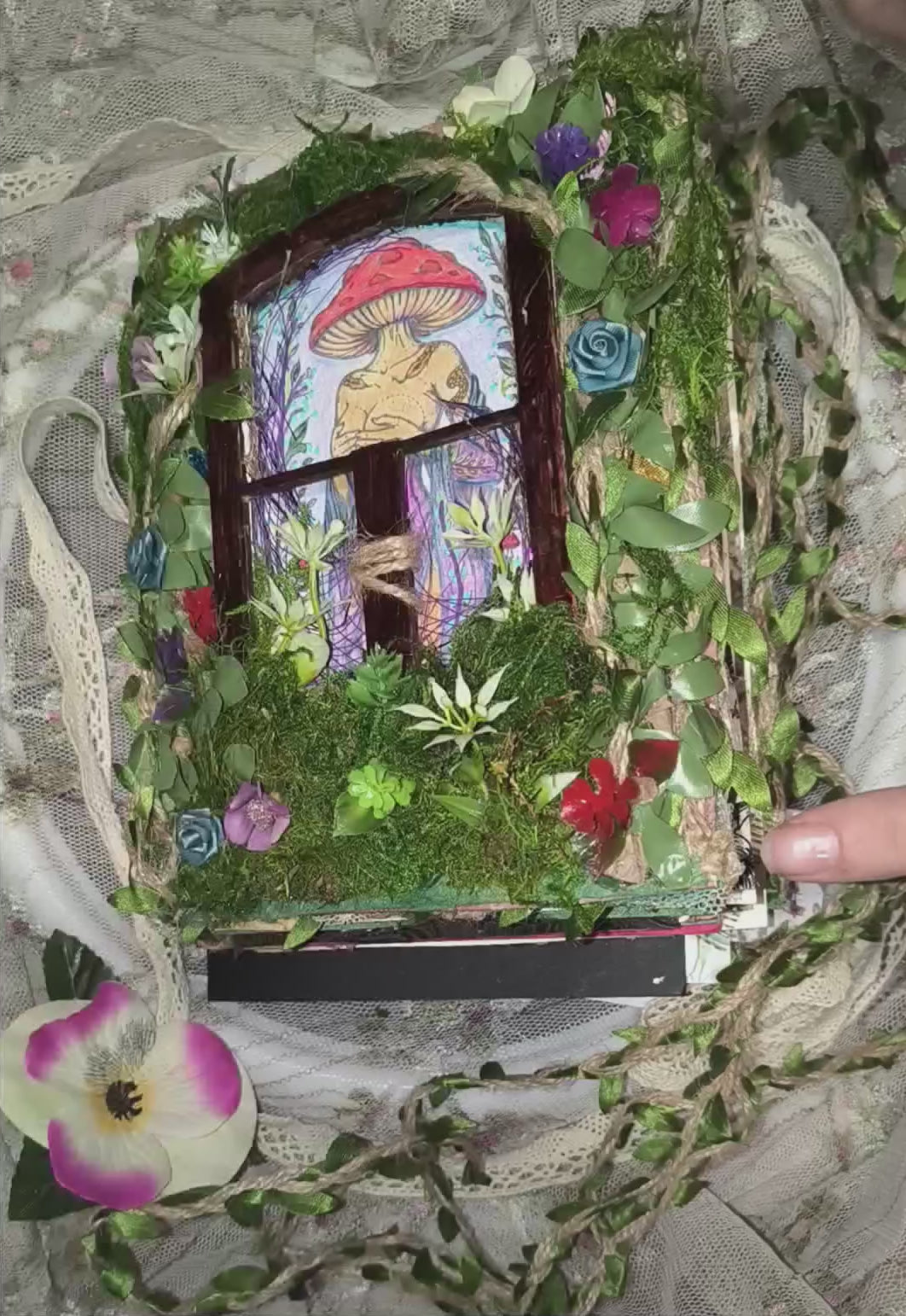 Mushroom lady Junk Journal